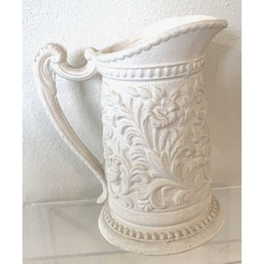 Vintage INARCO Ceramic Pottery Pitcher 7 In E-5096 Mfg 1960-1970s Japan